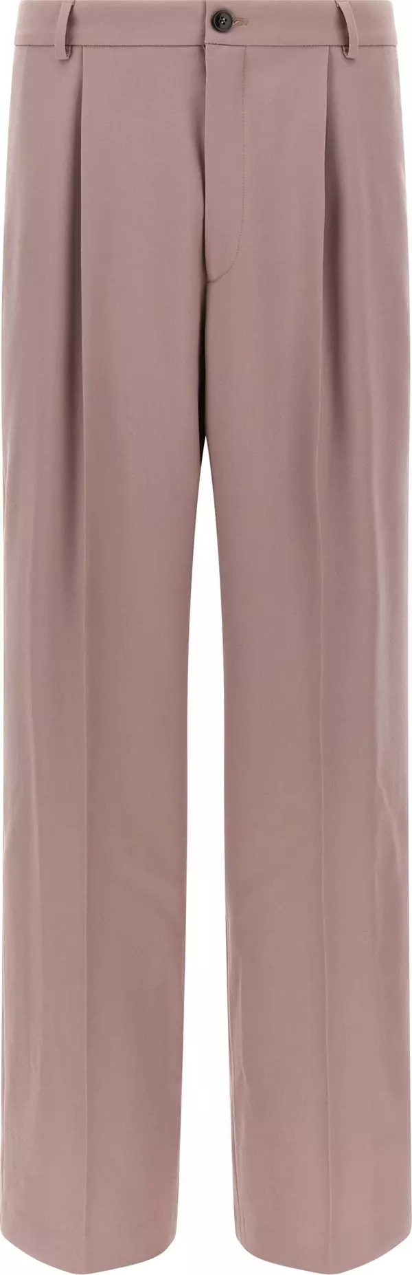 Multicolor Wool Dress Pants