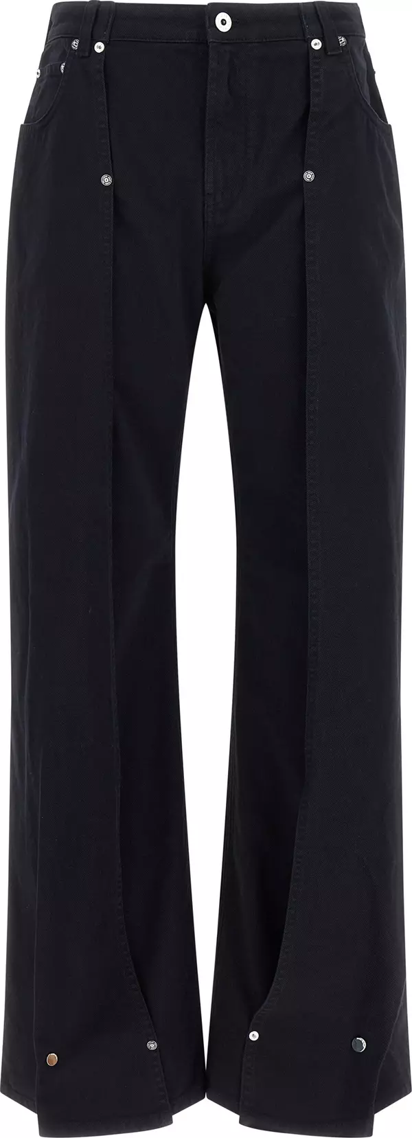 Blue Cotton Jeans Denim