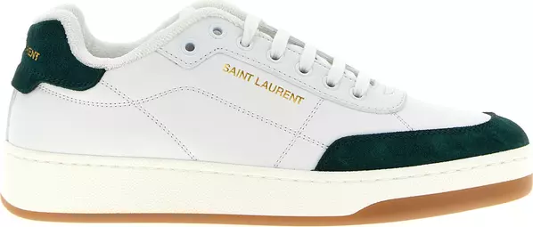 Bicolor Calfskin Low Top Sneakers