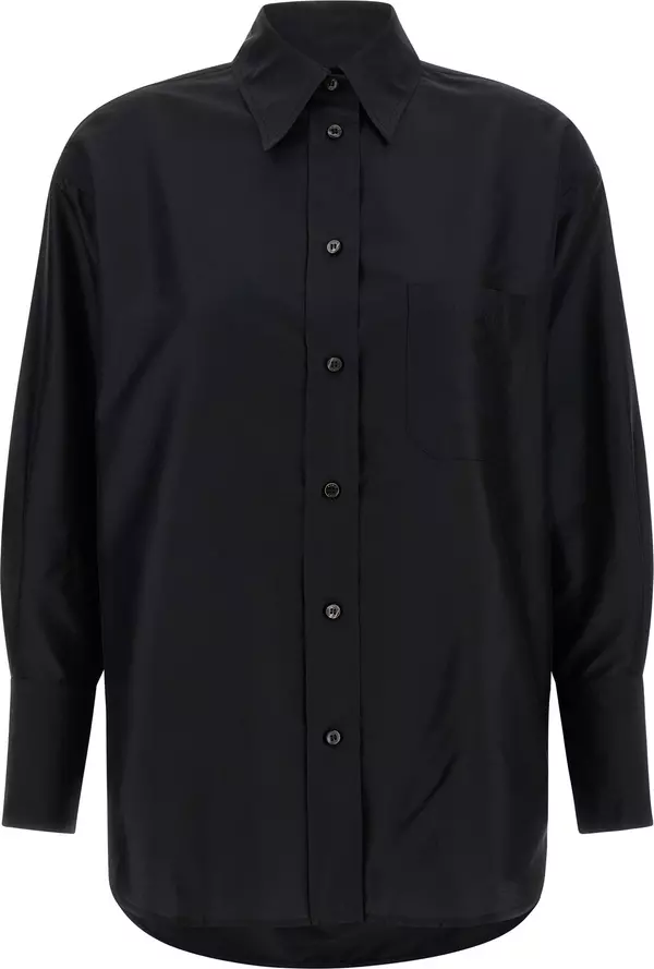 Black Silk Blouse