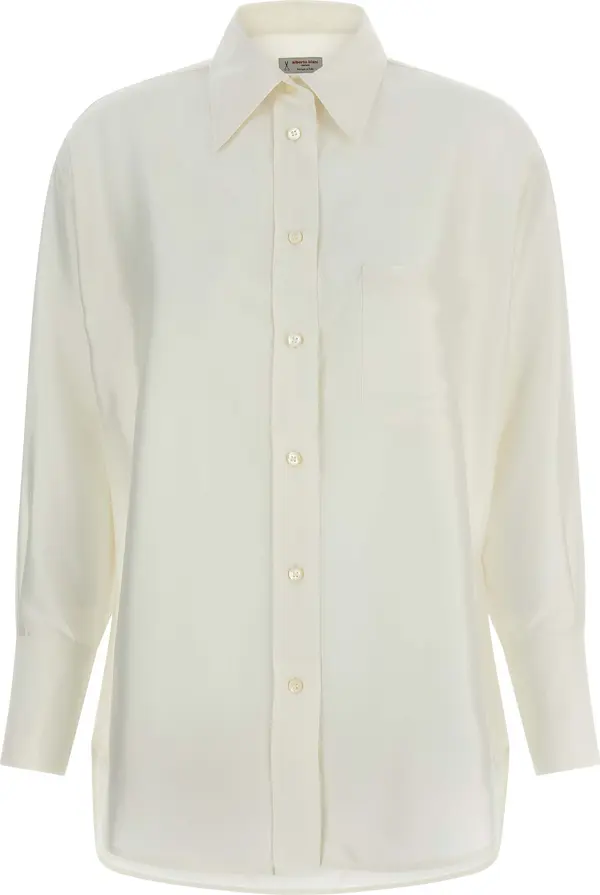 White Silk Blouse