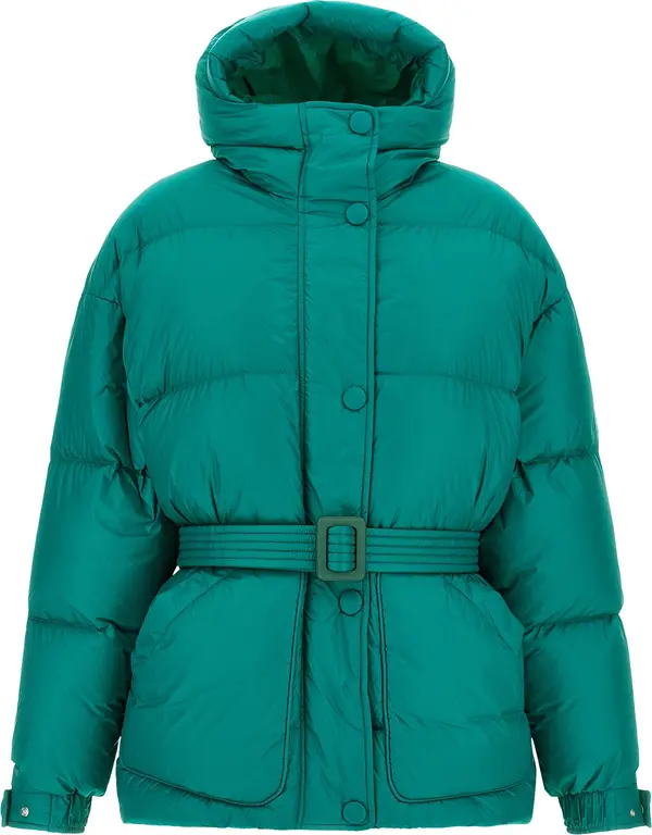 Bicolor Nylon Full-Length Jacket
