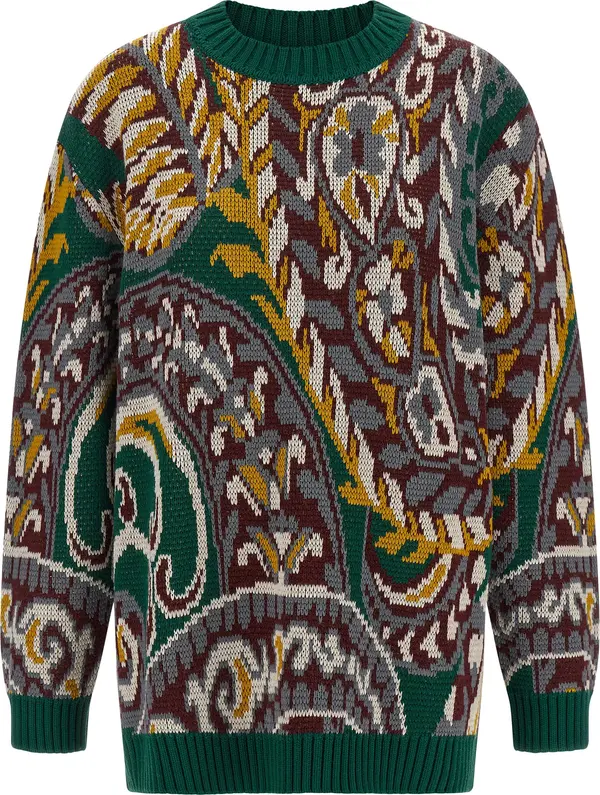 Multicolor Wool Cardigan