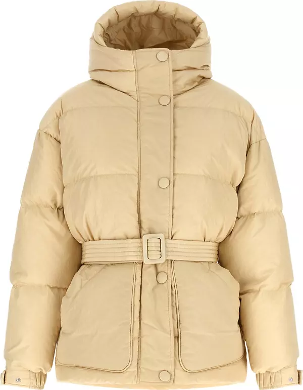 Beige Nylon Shell Jacket
