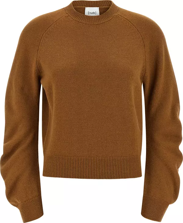 Brown Virgin Wool Cardigan