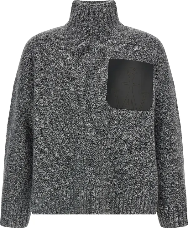 Gray Wool Cardigan