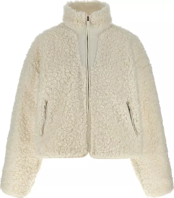 White Polyester Jacket