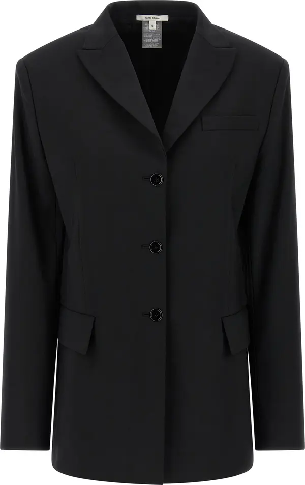 Black Virgin Wool Blazer