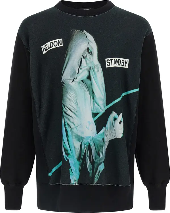 Black Cotton Sweatshirt