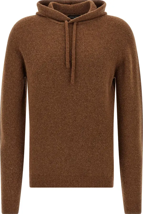 Brown Virgin Wool Cardigan