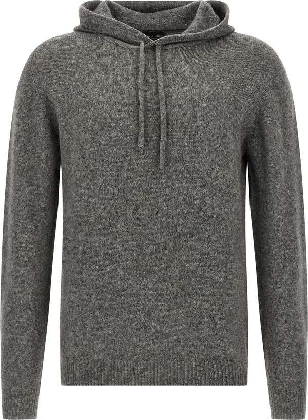 Gray Virgin Wool Cardigan
