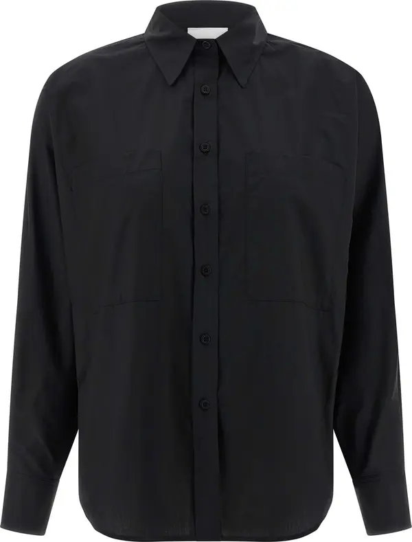 Black Cotton Blouse