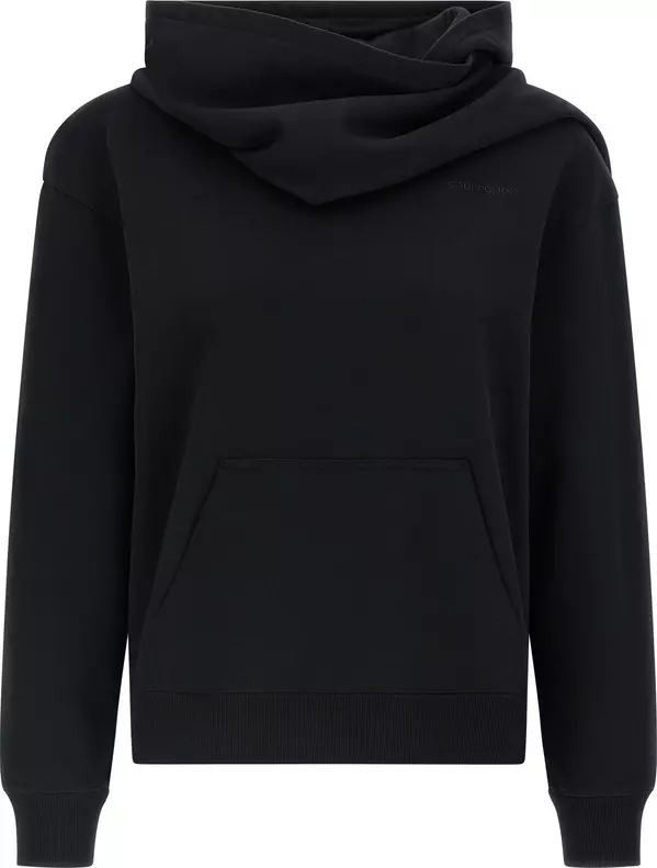Black Cotton Sweatshirt