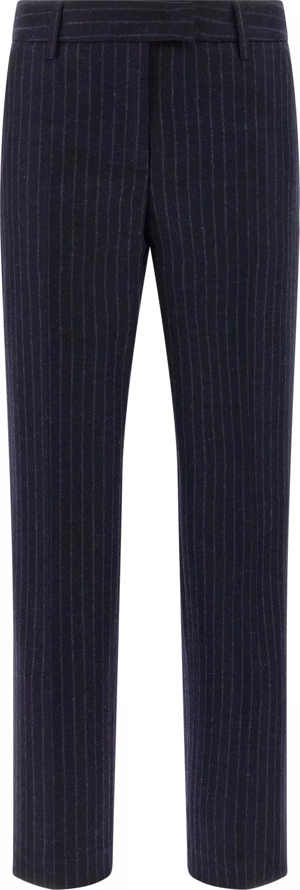 Blue Virgin Wool Dress Pants