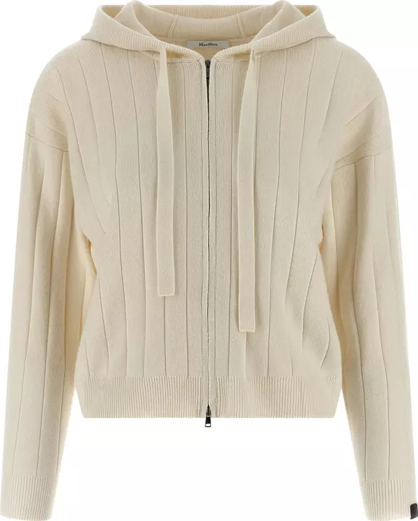 White Cashmere Cardigan