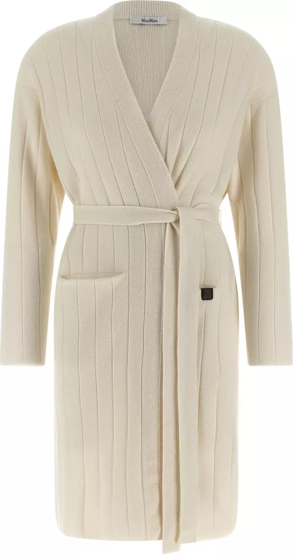 White Cashmere Cardigan
