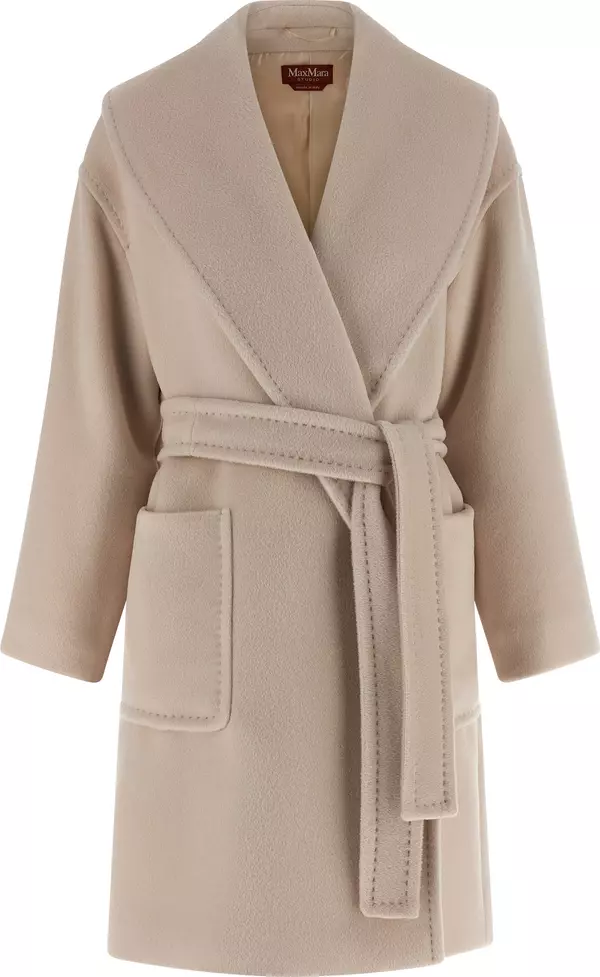 Beige Wool Coat