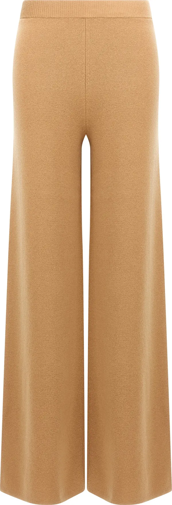 Brown Wool Casual Pants