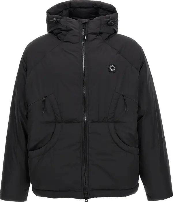 Black Polyester Shell Jacket