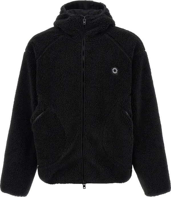 Black Polyester Sweatshirt