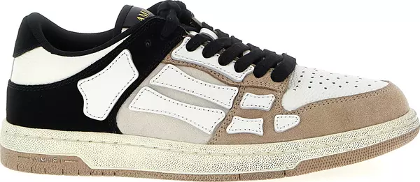 Multicolor Cowhide Low Top Sneakers