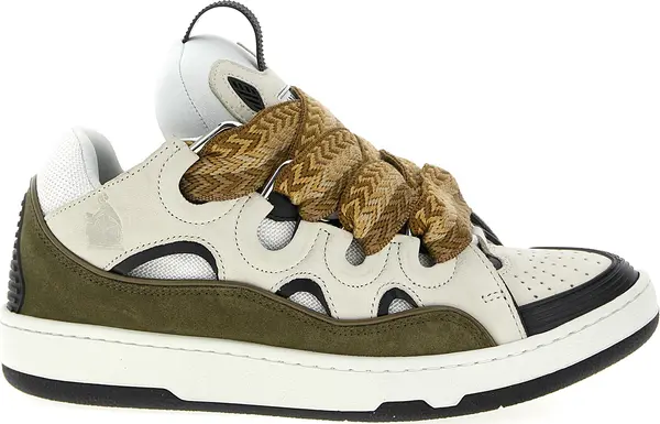 Multicolor Calf Leather Bos Taurus Chunky Sneakers