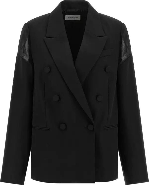 Black Virgin Wool Blazer