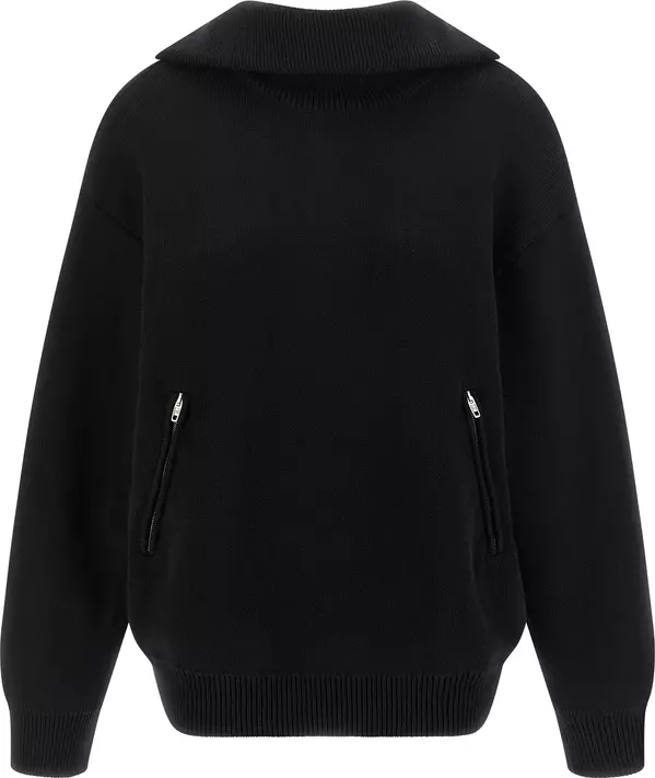 Black Cotton Cardigan
