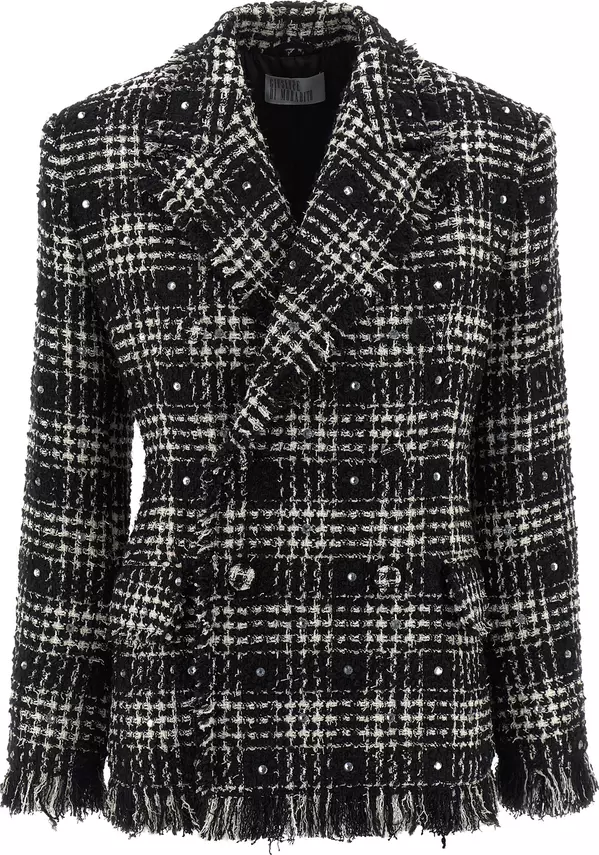 Bicolor Cotton Blazer