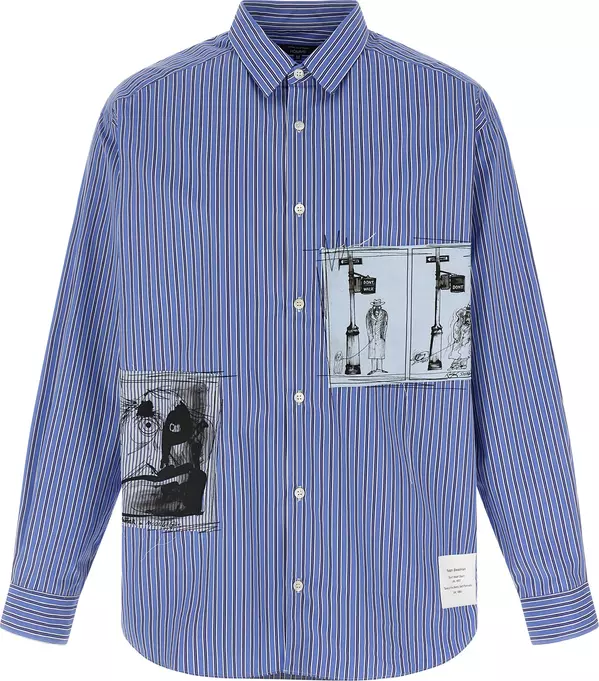 Blue Cotton Blouse