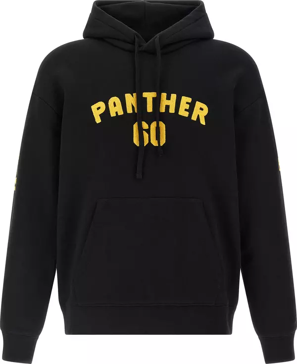 Black Cotton Sweatshirt