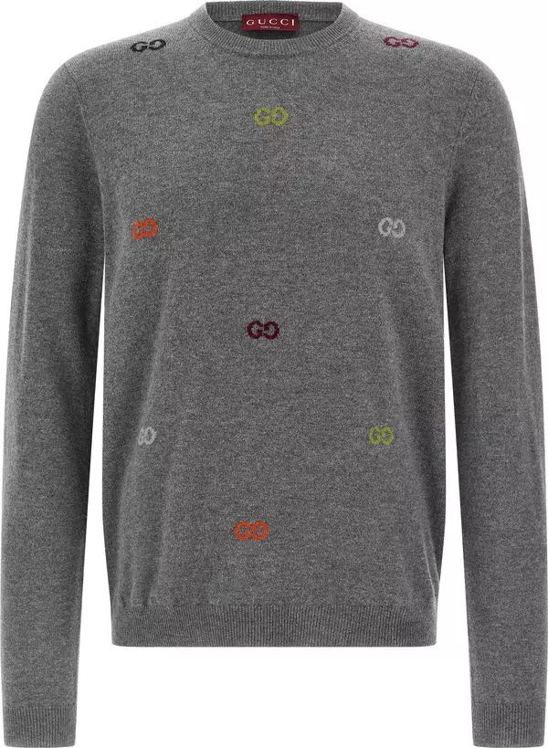 Gray Cashmere Cardigan