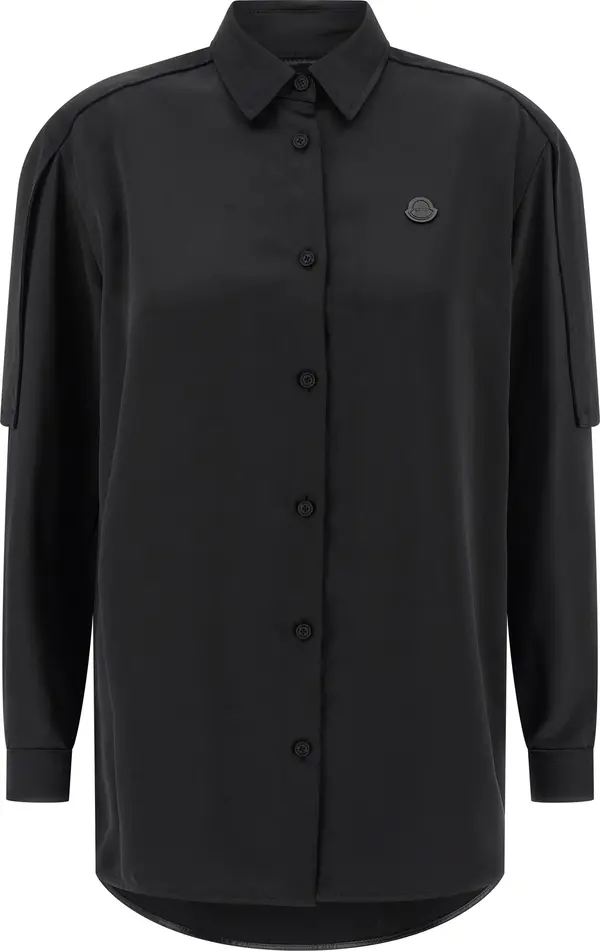 Black Polyester Blouse