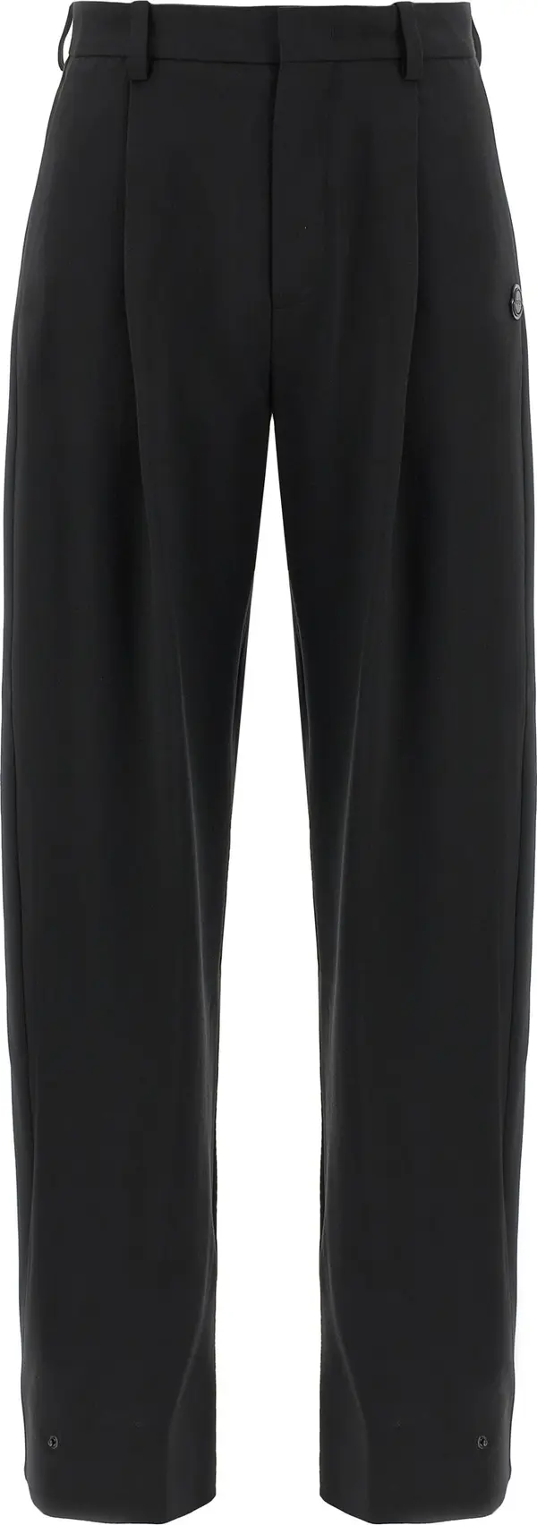 Black Polyester Dress Pants