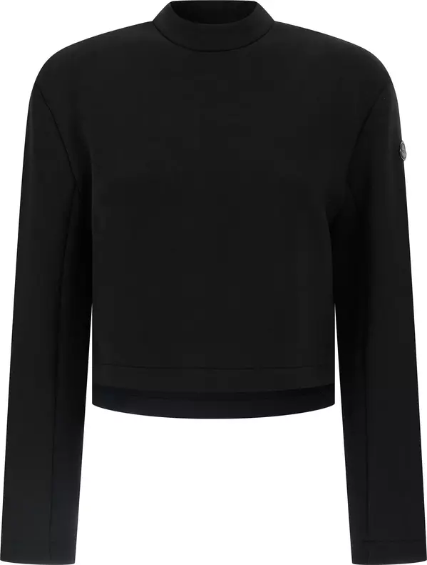 Black Viscose Sweatshirt