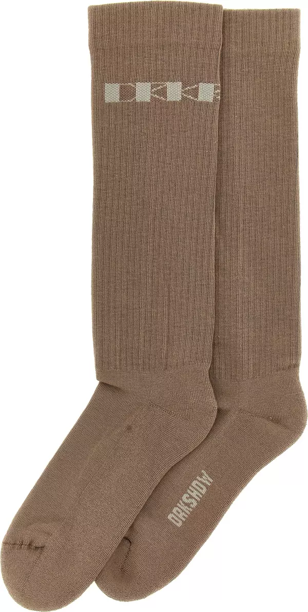 Beige Cotton Socks