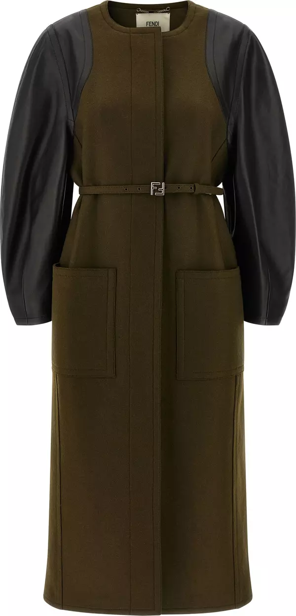 Bicolor Viscose Coat