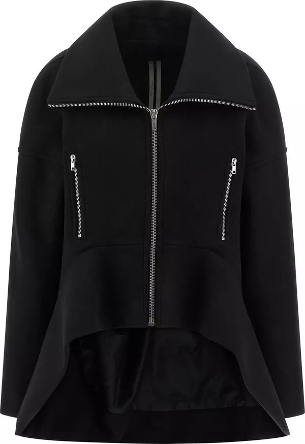 Black Virgin Wool Coat