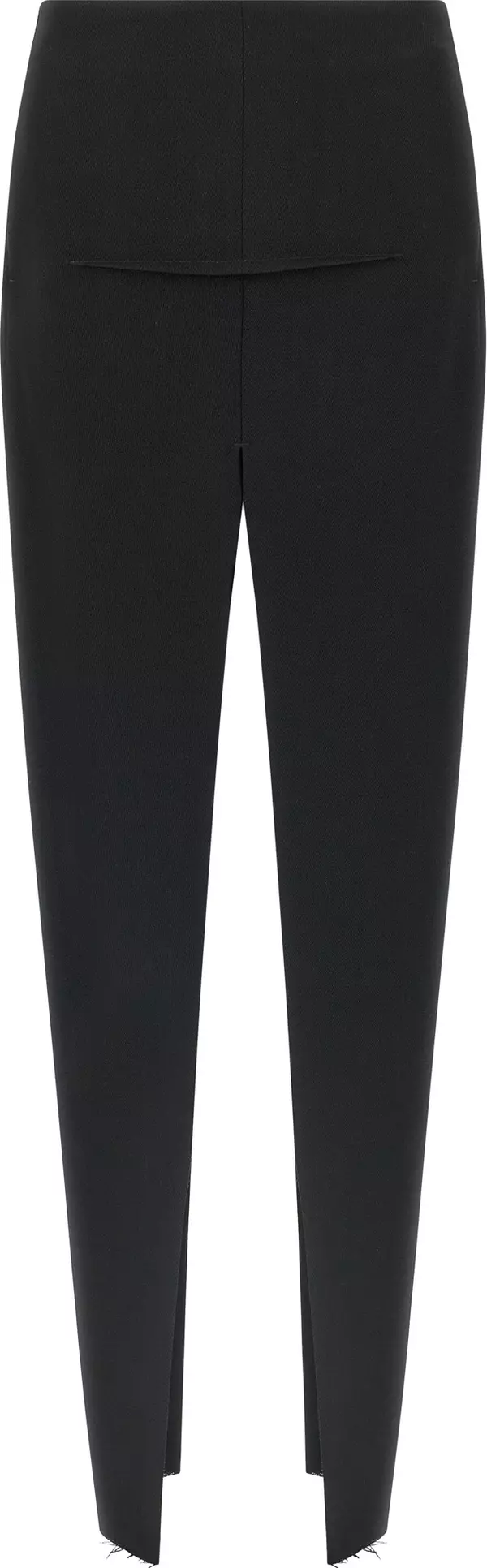 Black Virgin Wool Mini Skirt