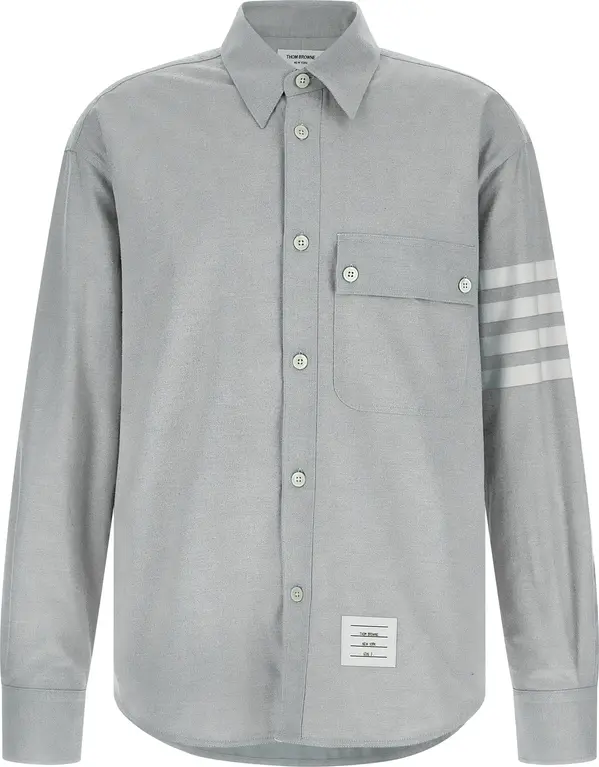 Gray Cotton Blouse
