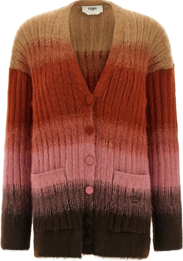 Multicolor Wool Cardigan