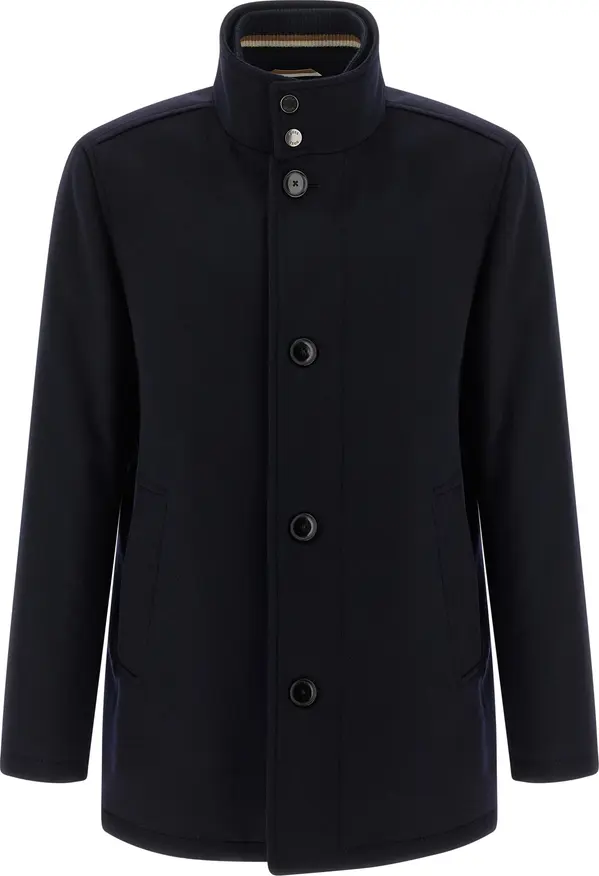 Blue Wool Coat