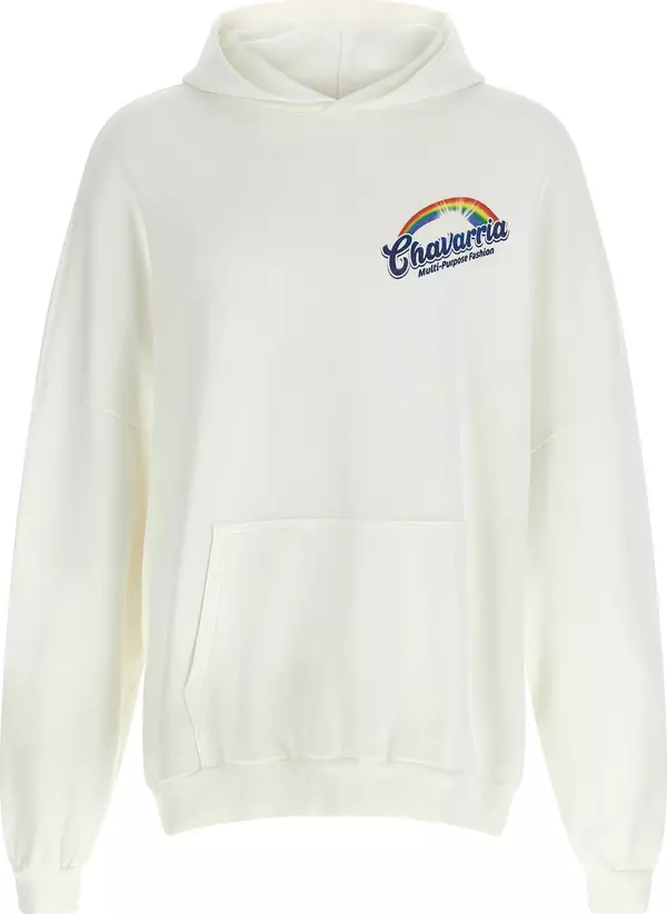 White Cotton Sweatshirt