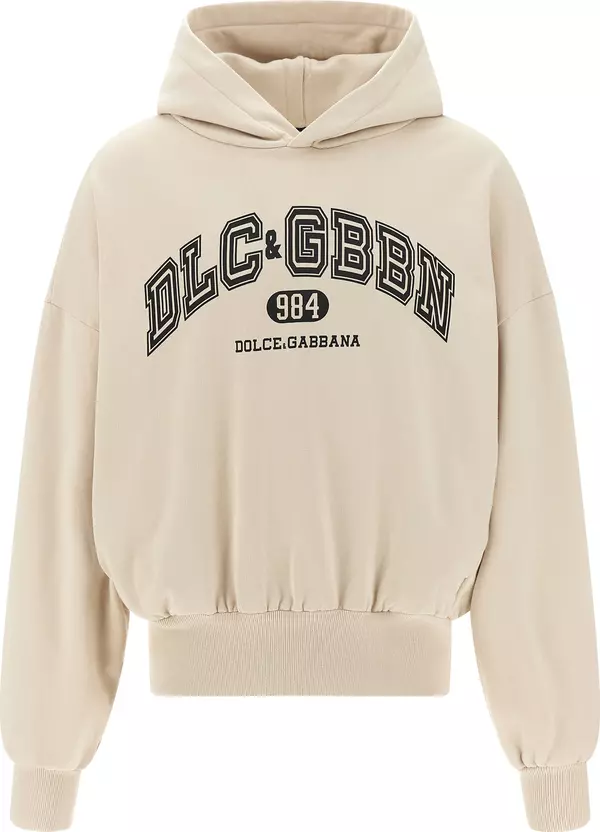 Beige Cotton Sweatshirt