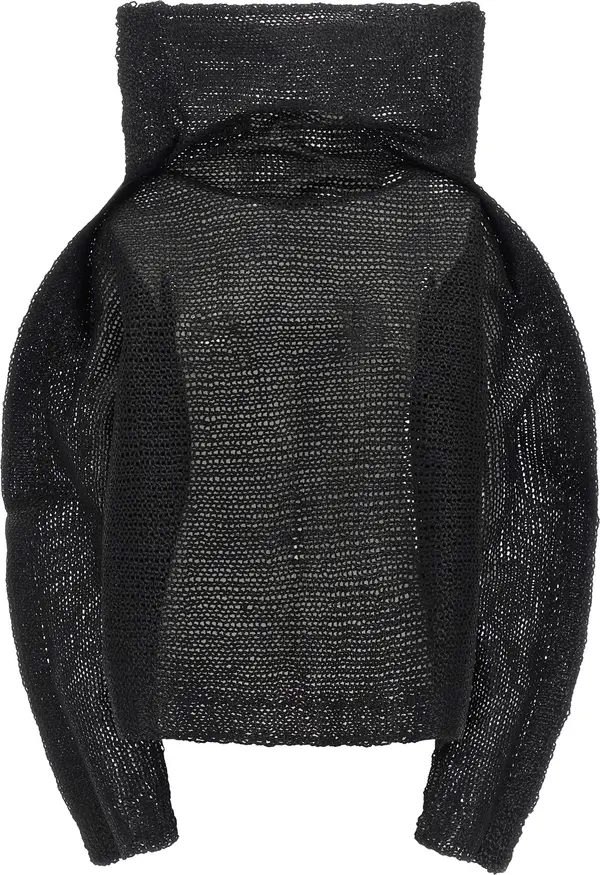 Black Wool Sweatshirt
