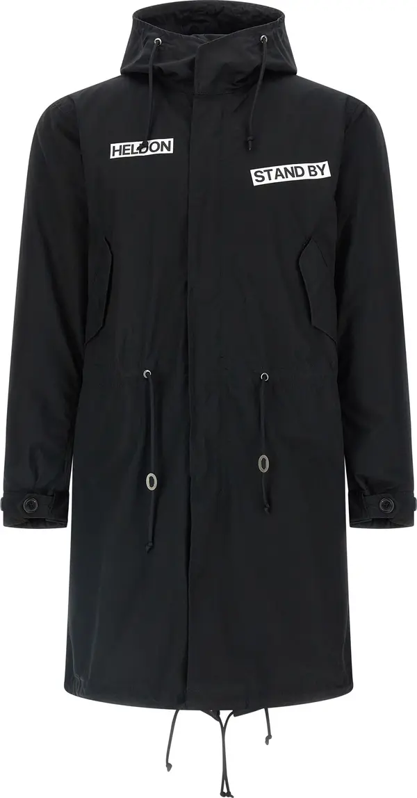Black Cotton Parka