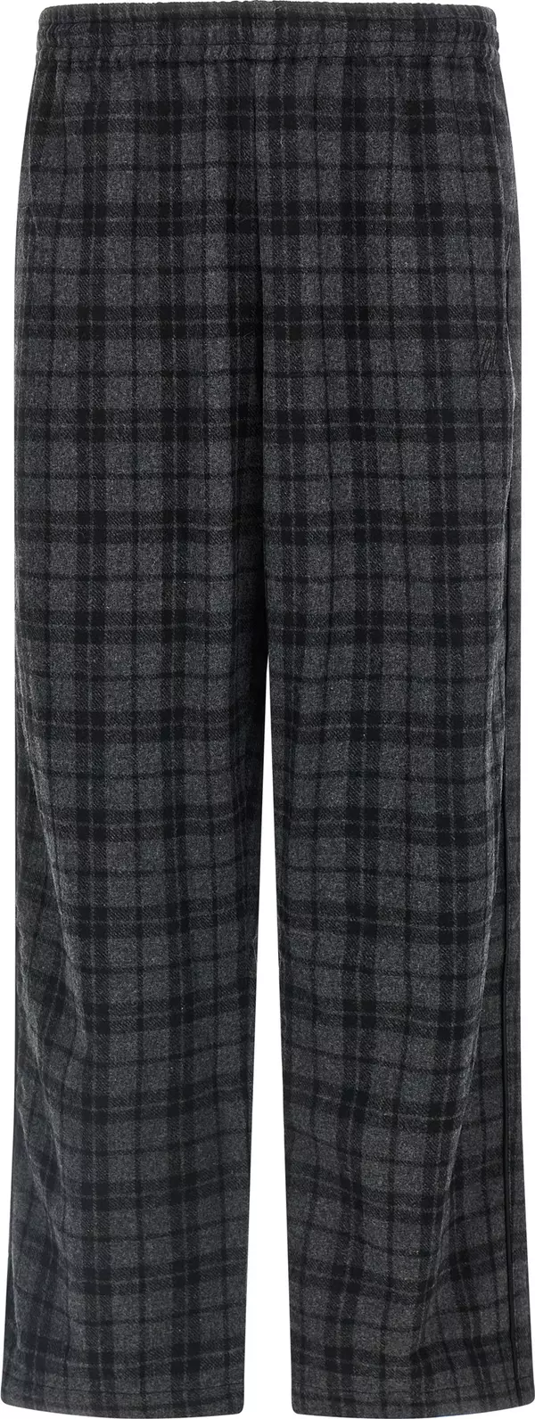 Gray Wool Casual Pants