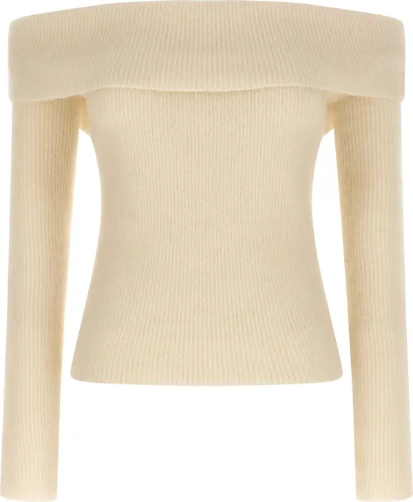 White Wool Cardigan