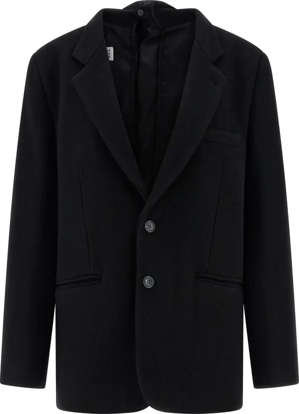 Black Virgin Wool Blazer