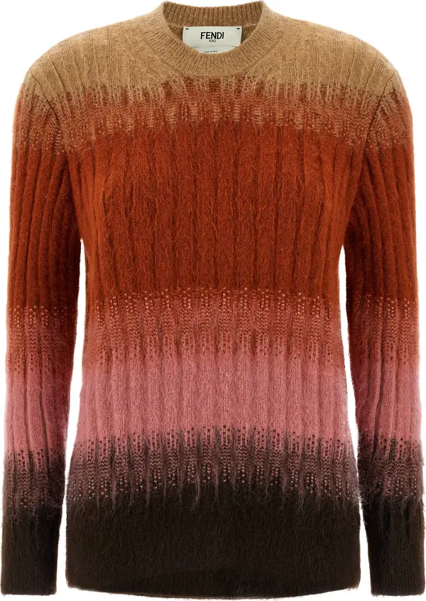 Multicolor Wool Cardigan
